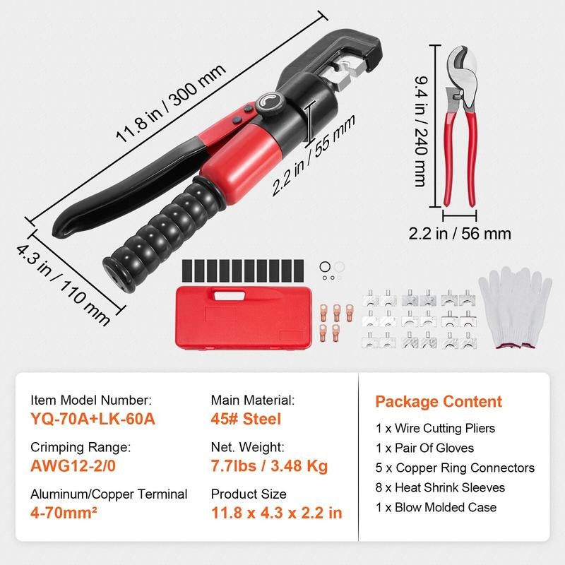 Hydraulisches Crimpwerkzeug mi – Tool Set Bewertung und Preis