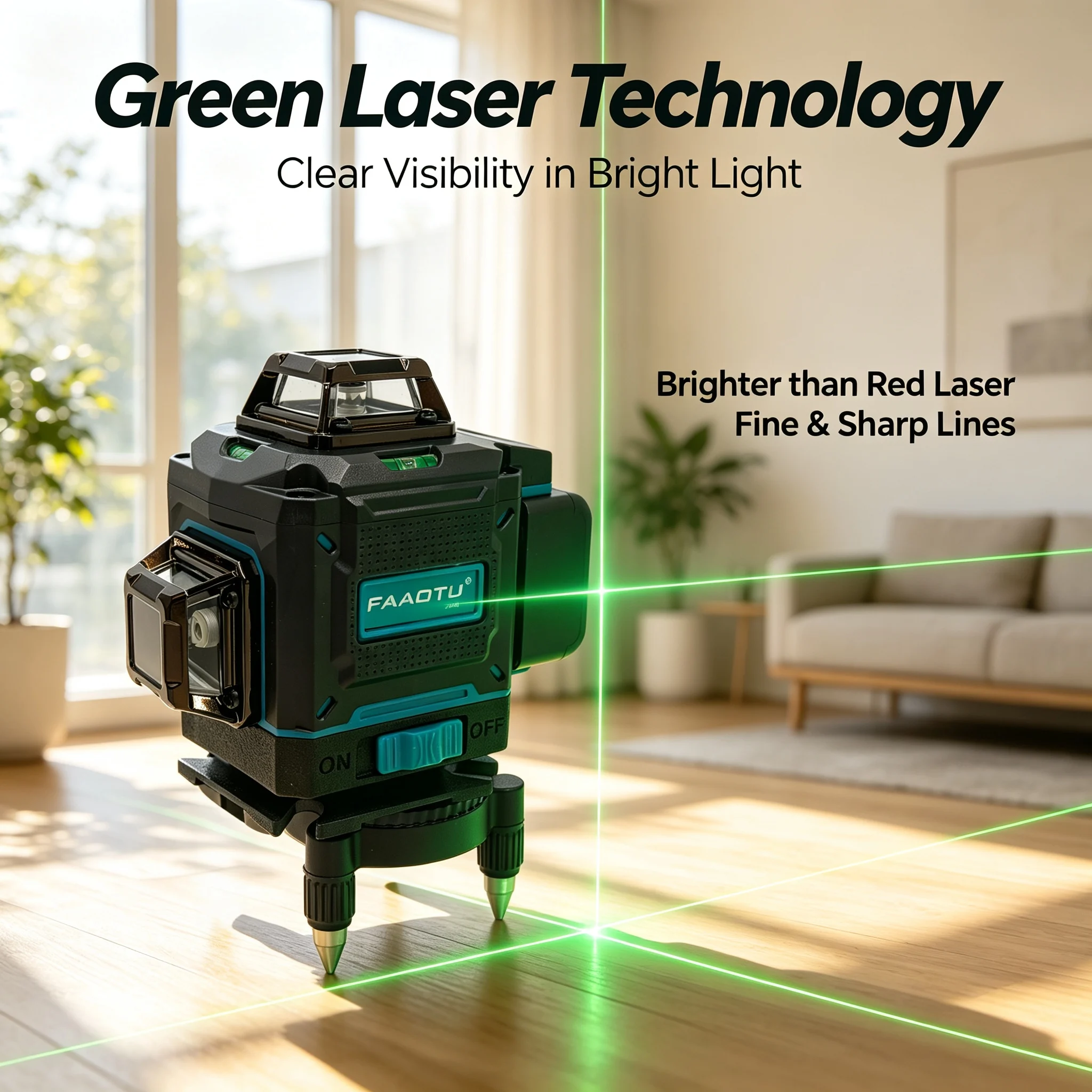 FAAOTU 4D 16-Linien 360 °   Di – Spirit Level Bewertung und Preis